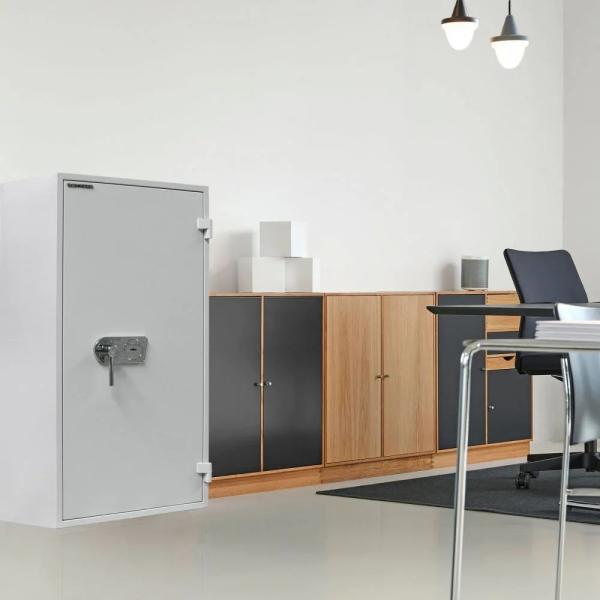 Rottner feuersicherer Wertschutzschrank EN1 Opal Fire OPD-120 IT Premium Doppelbartschloss T05645